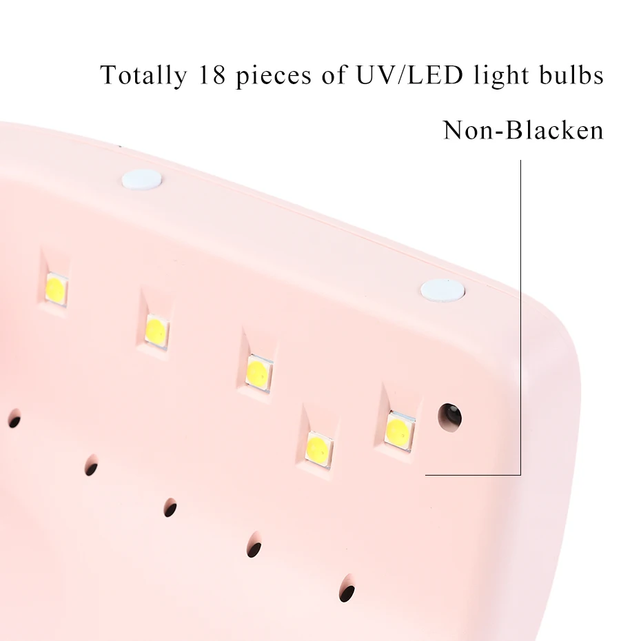 48W Professional UV Lamp LED Sunlight Nail Dryer Lamp Fast Curing For All Gel Polish Nail Art Tool Smart Timing Equipment BE1504