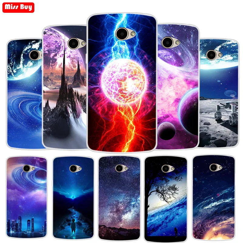 Slim Silicone Case For LG K5 Q6 G4 G5 K8 2017 2018 K10 K40 K11 V20 V30 Funda Starry Sky Stars Planet Print Soft Cover |