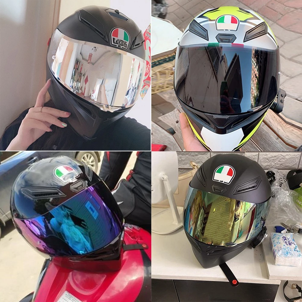Visiera per casco per AGV K1 K5 K3 SV casco staccabile per moto occhiali  per casco per moto lente per Motocross visiera integrale