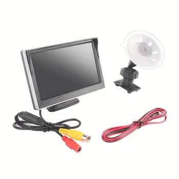 

5 Inch Car Auto Monitor TFT LCD HD Digital 5:3 800*480 Screen Display Rear View Backup Reverse Mirror Monitor