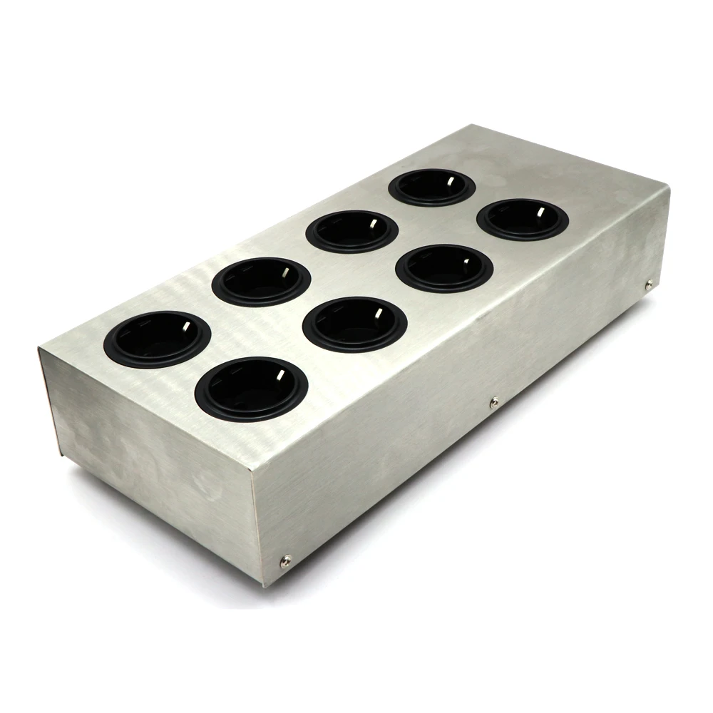 Monosaudio EU800 Hi-Fi мощность фильтр завод Schuko Разъем 8 способов AC мощность кондиционер Audiophile Мощность очиститель