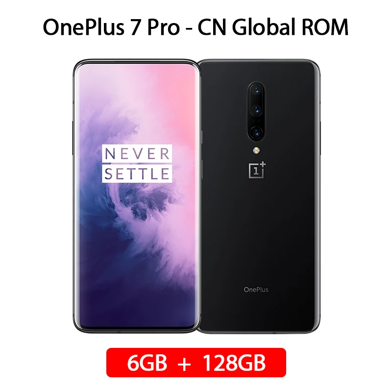 Оригинальная глобальная прошивка кислородная ОС OnePlus 7 Pro 6GB 128GB смартфон 48MP Тройная камера Snapdragon 855 6,67 ''2 K+ AMOLED экран - Цвет: 6GB 128GB Gray