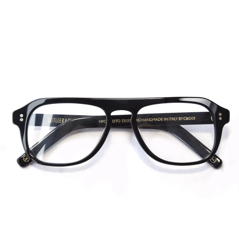 Vintage Kingsman Black Retro Acetate Eyeglasses Frame for Men - Prescription Optical Frames image 3