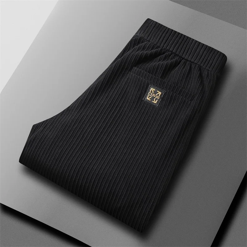 Spring Autumn Pants Sweatpants Cargo Baggy Pants Men Clothing Casual Korean Fashion Stretch Joggers Popular Trousers For Casual Pants