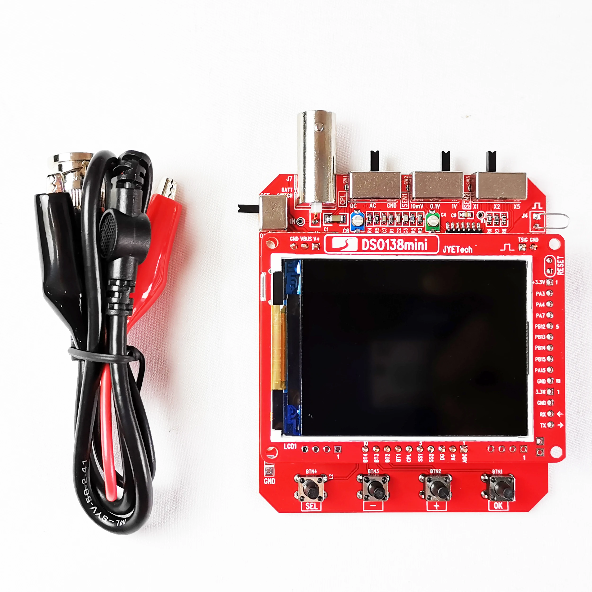 JYETech オリジナル DSO138mini デジタルオシロスコープ組み立て