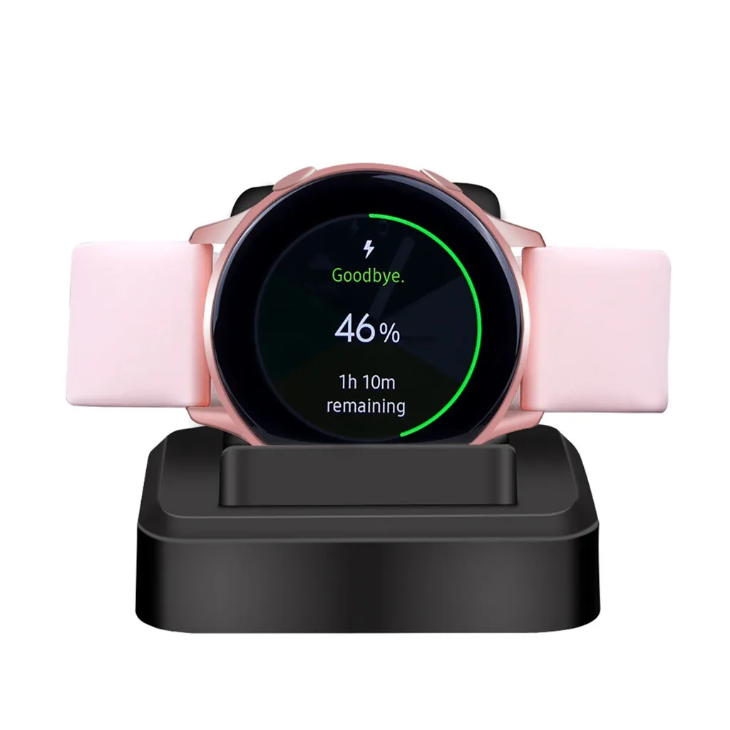 Ouhaobin зарядная док станция для samsung Galaxy Watch Active 2 портативное беспроводное быстрое