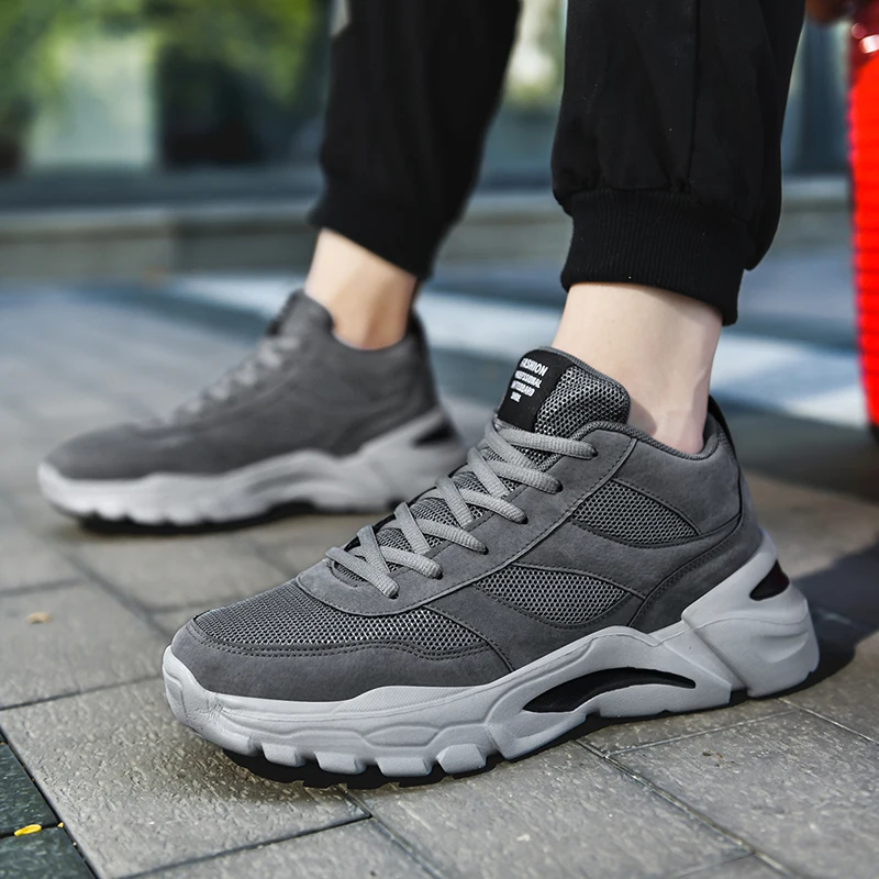 

New Hot Sale Men's Causal Sport Sneakers Spring Comfortable Lightweight Sneakers for Men Outdoor Breathable Lac-up Sneaker Shoes