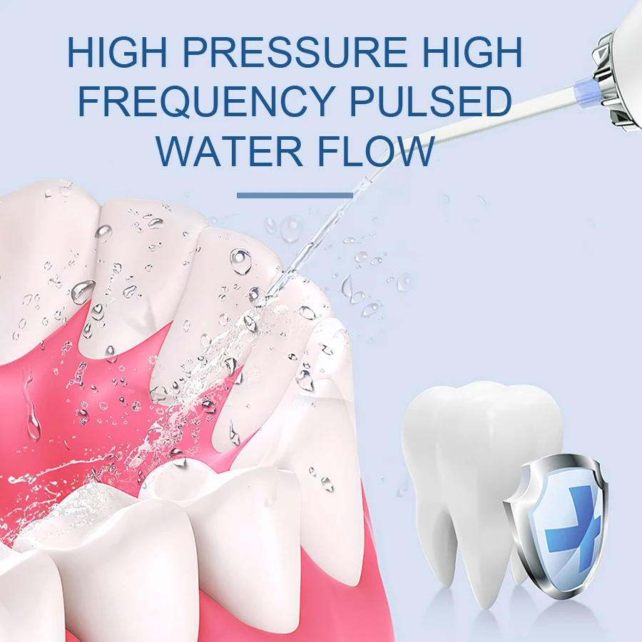 H20floss ирригатор полости рта Портативный нить для чиски irrigador зубная 5 режимов USB