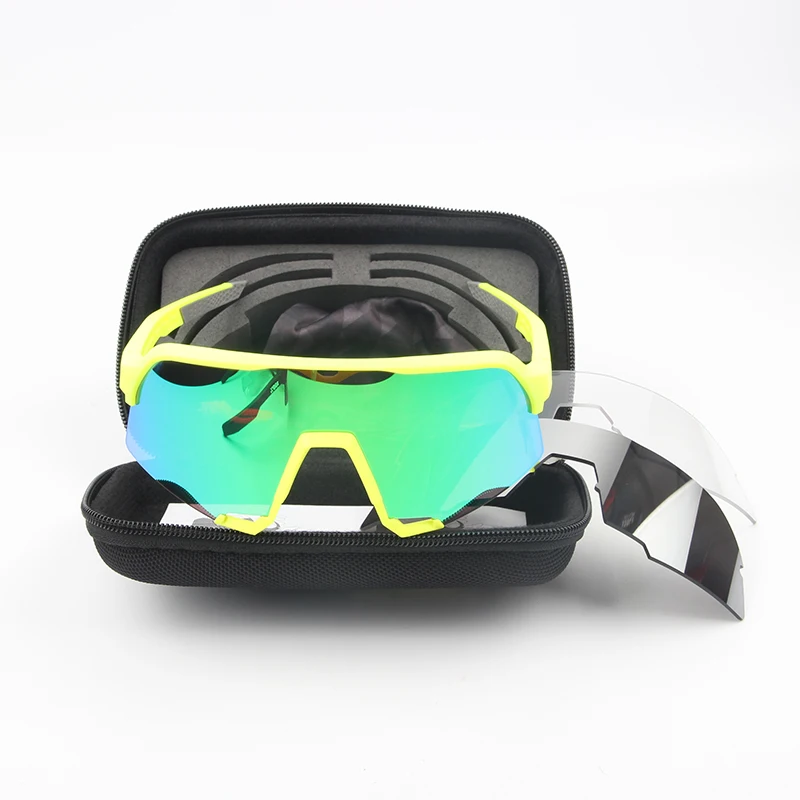 2022 Cycling Sunglasses S3 S2 100 Percent Sports Bike Goggles Uv400 Bicycle  Eyewear 3lens Bike Accessorie - Cycling Sunglasses - AliExpress