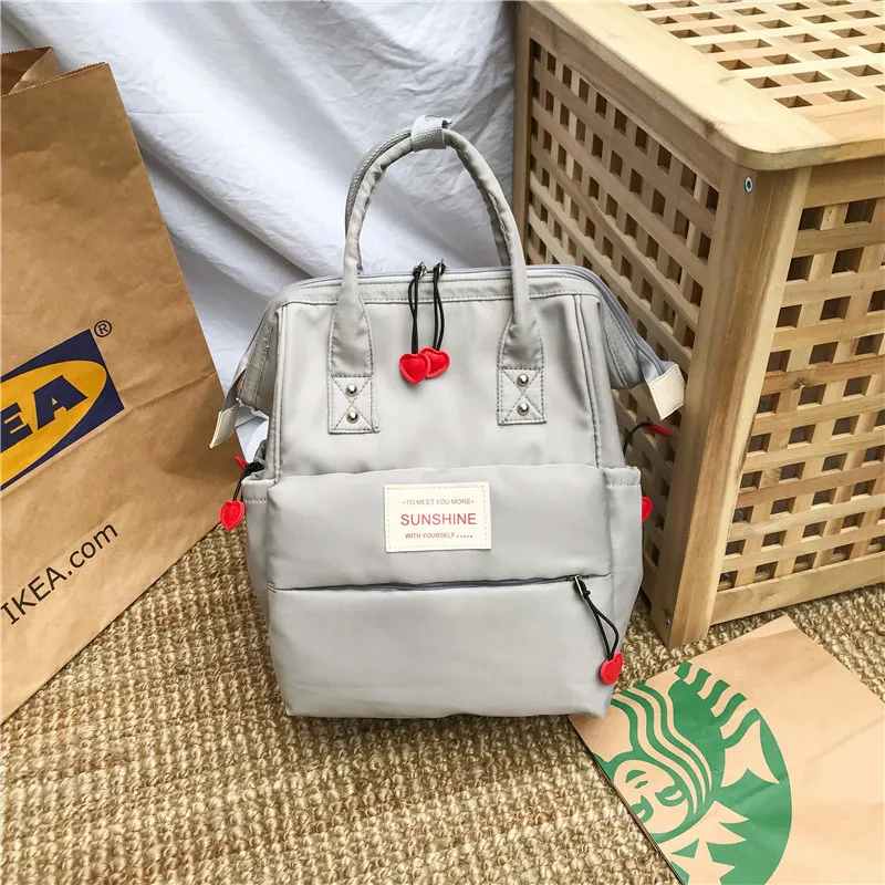 

Korean-style Fashion Large-Volume Clip-on Backpack Women's 2019 New Style High School College Student Vintage Sense School Bag