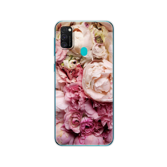 Samsung M21 Case 6.4" Soft Silicon Tpu Cover For Samsung Galaxy M21 M 21 SM-M215FZGUSER m215 Phone Back Shell Bumper Funda