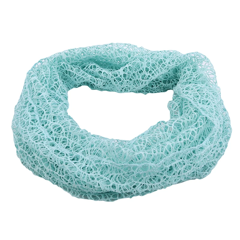 2020 Fashion New Unisex Winter Scarf Knitted Scarves Collar Neck Warmer Woman's Crochet Ring Spain Loop Women For Lady |
