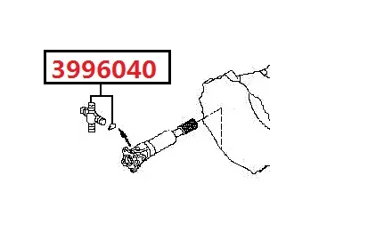 Propshaft U-JOINT For NISSAN NP300 PICK UP D22X 2008-