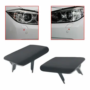 

Useful Washer Nozzle Cover Right & Left Parts Bumpers Car Headlight Cap