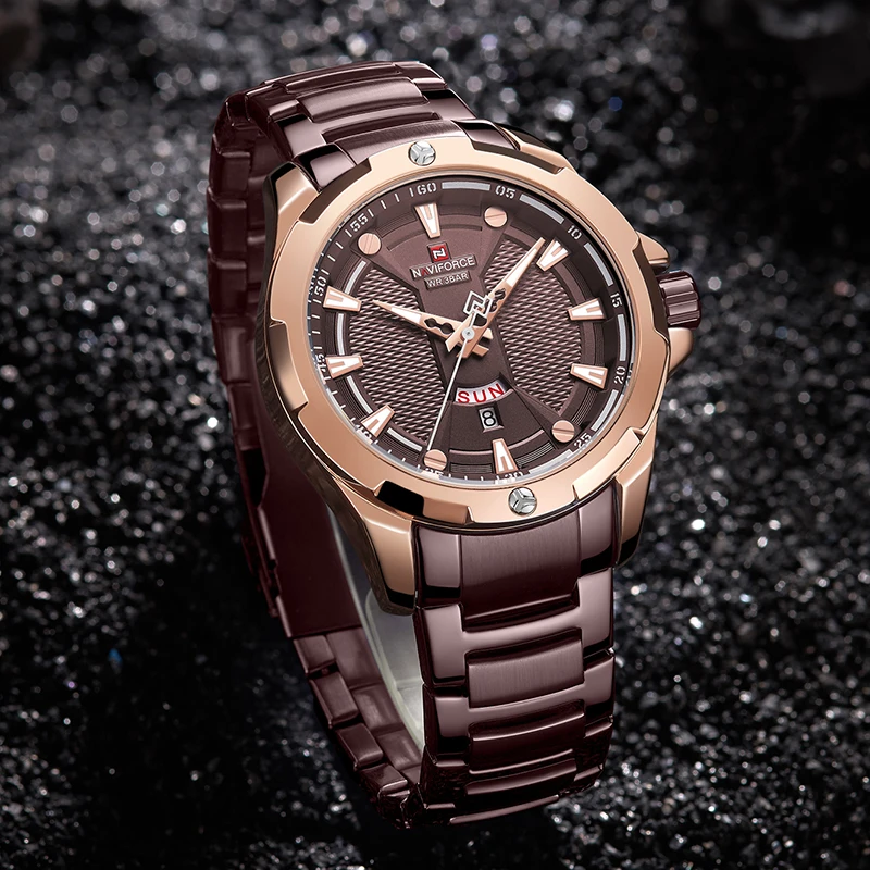  Top NAVIFORCE Mens Watch Brand Luxury Fashion Quartz Men Watches Waterproof Sports Male Military Wr