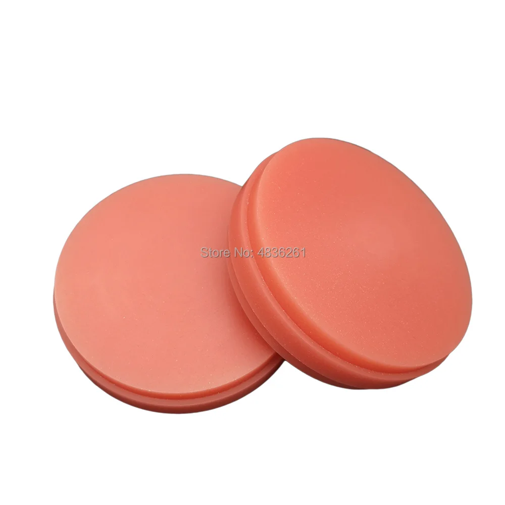 

best price 2 pieces/lot dental PMMA block for 98MM CAD CAM milling system resin acrylic blank dental Flexible PMMA resin disc