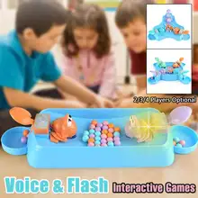 Игра Мультиплеер животные едят бобы интерактивная игрушка семейные игры игрушки прожорливое животное для помещений с 20 бусинами