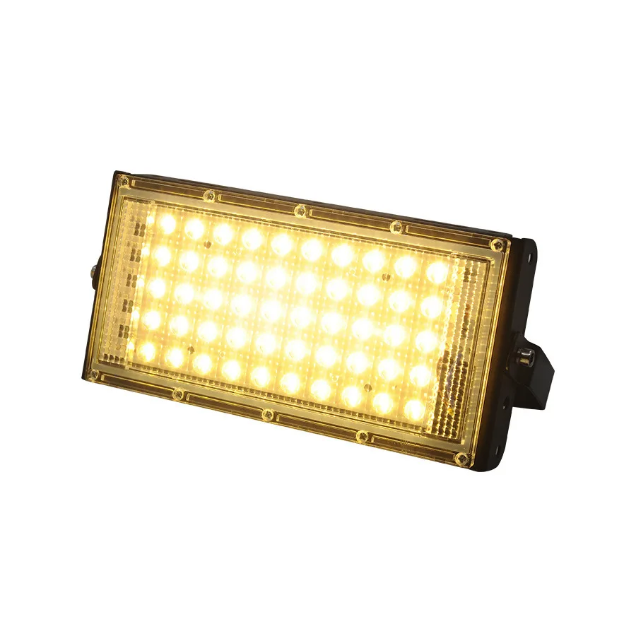 

10pcs/lot Outdoor Ip66 Rgb Waterproof Floodlights 50w Ultra Bright Led Flood Light Led Projector Garden Street Flood Lamp