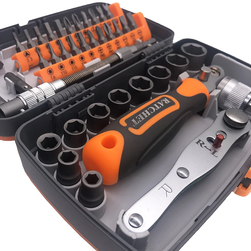 US $30.68 Paron 38 In 1 Precision Two Way Ratchet Screwdriver Kit Set Spanner For Car Electromechanical Device Home Appliance Repair Tools