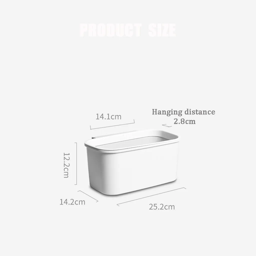 Дверь кухонного шкафа пластиковая корзина подвесная корзина для мусора мусорное ведро ящик для мусора Настольный контейнер для хранения мусора держатель для хранения F118