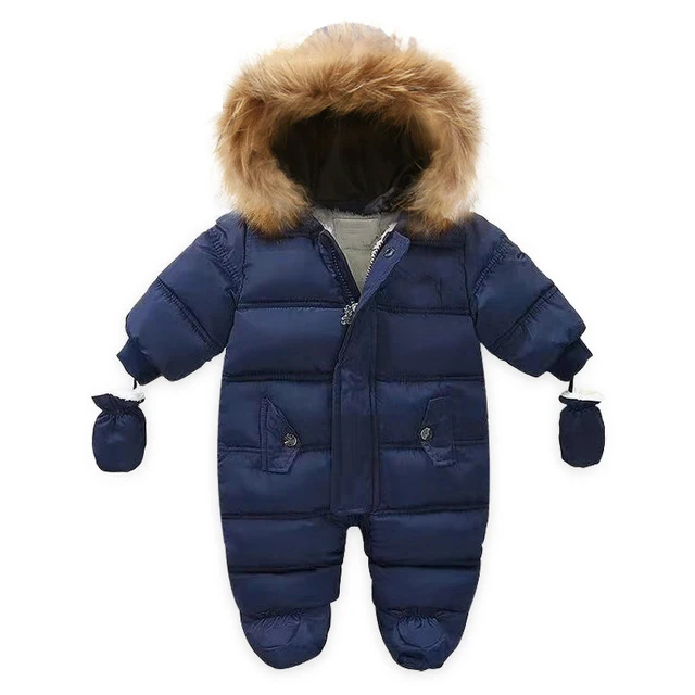 2024 New Born Baby Winter Clothes Baby Jumpsuit  Hood Inside Fleece  Baby Girl Clothes Baby Boy Clothes Baby Clothes Baby Romper 3