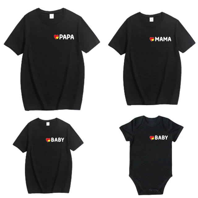 Camiseta De Aspecto Familiar Para Papa Mama Y Bebe Ropa De Dibujos Animados Para Mama Bebe Nina Padre Hijo Madre E Hija Trajes Combinados Aliexpress