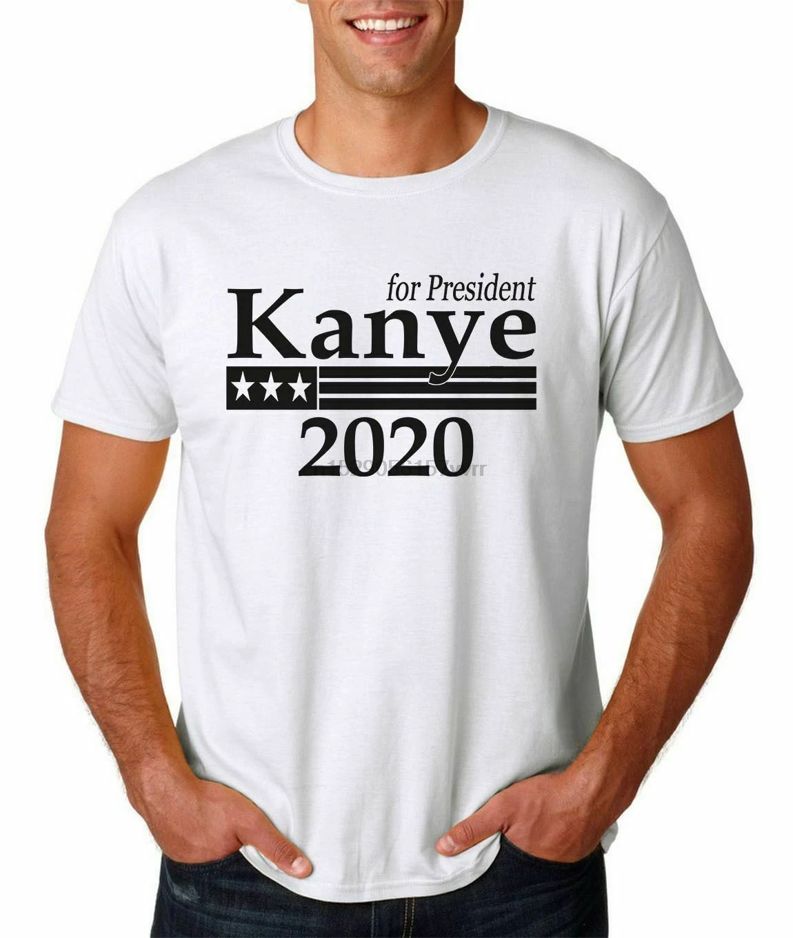 Новый Канье WEST для президента 2020 логотип США Размер S M L XL 2XL 3XL футболка EN2 |