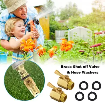

3/4 Inch Brass Globe Valve Garden Hose Water Pipe Connector Solid Copper Ball Cut Off Valve Watering Equipment Garden Supplies