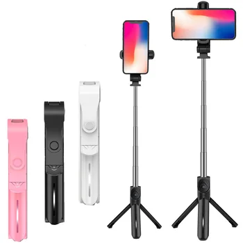 

360° Aluminum selfie stick portable mini bluetooth Handheld Monopod Foldable flexible selfie stand Hot