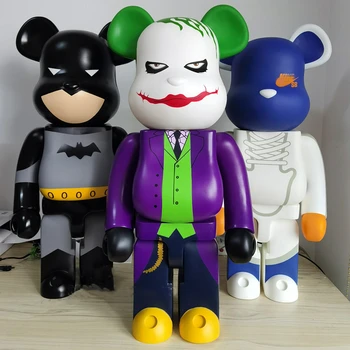 

FREE shipping 70cm 1000% Be@rbrick DIY Fashion Toy PVC Batman clown Oversized teddy bear Action Figure Collectible Model Toy