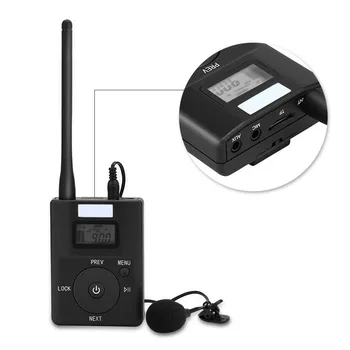 

For MP3 PC CD Broadcast Adapter FM Transmitter Stereo Radio 3.5mm Aux Mini Quick Support TF Card Wireless Portable Low-power
