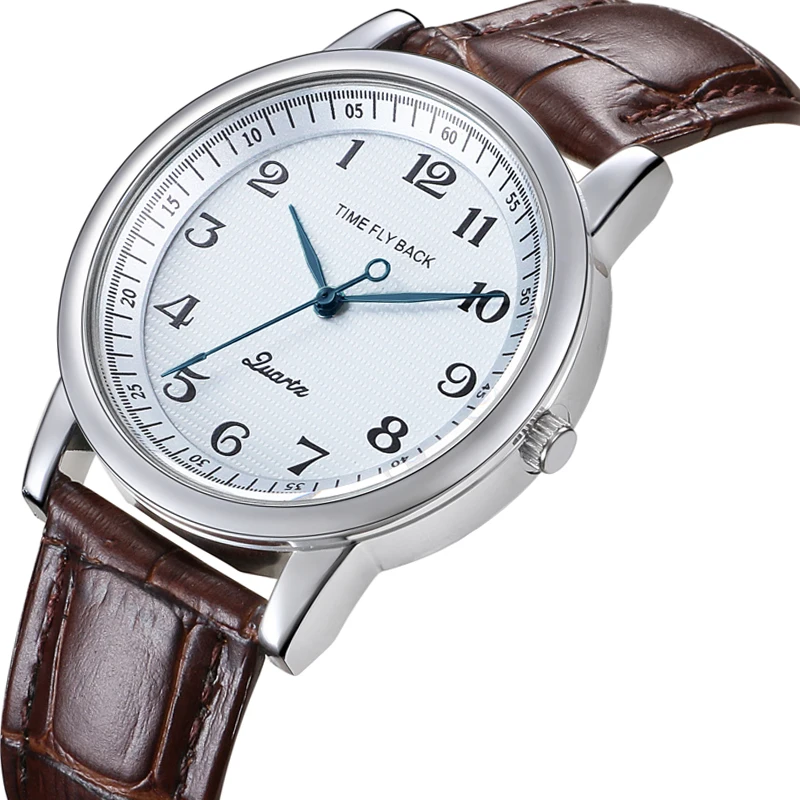 Vigilanza del quarzo Delle Donne In Senso Antiorario Inversa Bilance  Elettroniche Pelle Affari Orologio da Polso Impermeabile di Modo In Senso Antiorario  Orologio Orologio Femminile - AliExpress Watches