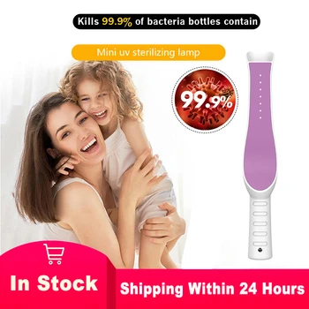 

2020 New Handheld UVC Lamp Sterilizer 2W UV Sterilizer Disinfection Lamp Ultraviolet Germicidal Light Travel Bactericidal Lamp