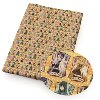 

50*145cm Cartoon Printed Polyester Cotton fabric for Tissue Kids Sewing Quilting Tissue for Craft Sewing Fabric ,c10731