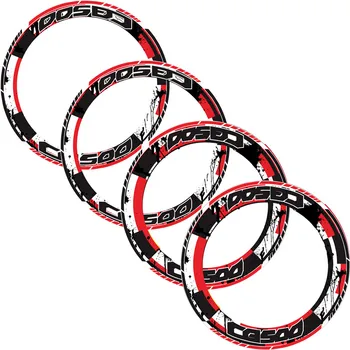 

4 X Men's Motorcycle Wheels edge Tire Color Sticker Stripes Round Reflective Sticker for HONDA CB500 cb 500 CB 500