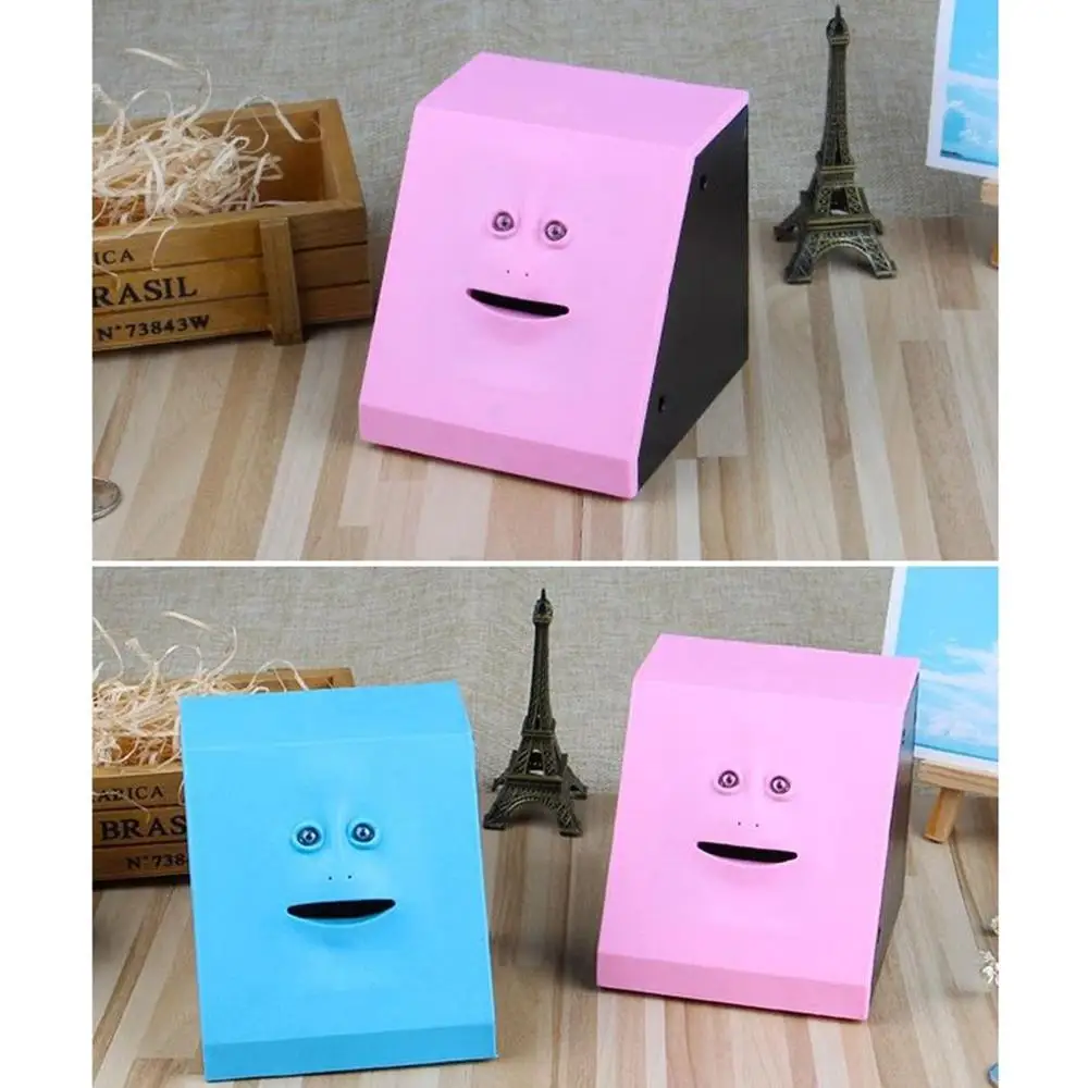 

Face Bank Human Face Smart Sensor Piggy Bank Electric Coin Can Face Bank