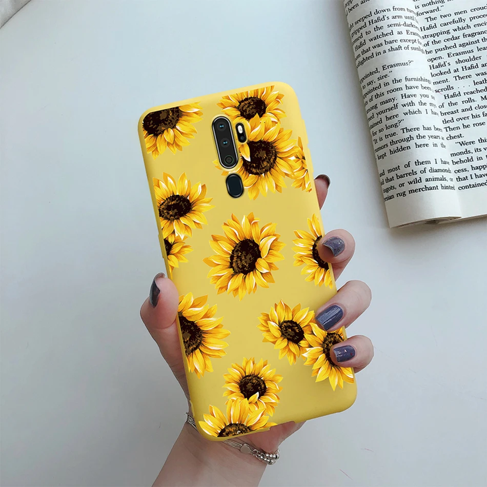 Case For OPPO A5 (2020) A9 (2020) A11X Soft Silicone Cute Heart Painted Cases TPU Back Cover For Coque OPPO A5 A9 A 5 2020 Funda cases for oppo cell phone