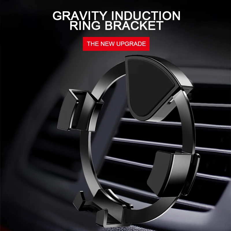 

Gravity Car Phone Holder Adjustable For iphone Xs Max Samsung S9 in Car Air Vent Mount Car Mobile Phone Stand For Xiaomi Huawei