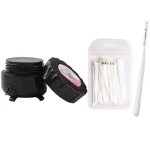 Гладкая дома Портативный DIY Профессиональный салон Fibernails стекловолокна Маникюрный Инструмент длительного действия Гель-лак Кисти Набор для наращивания ногтей