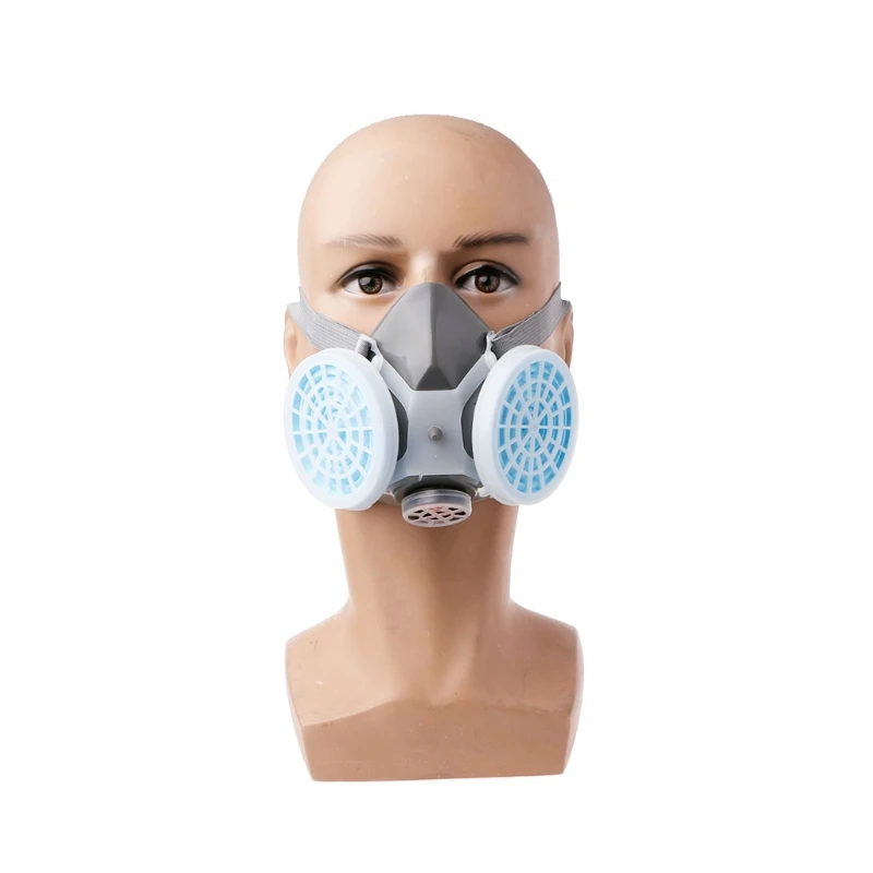 Респиратор против пыли, маска, фильтр, промышленное распыление краски, защитная Лицевая панель