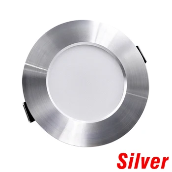 

LED Downlight silver Ceiling 5W 7W 9W 12W 15W AC 220V 230V 240V led downlight Cold Warm white led light for Bedroom living room