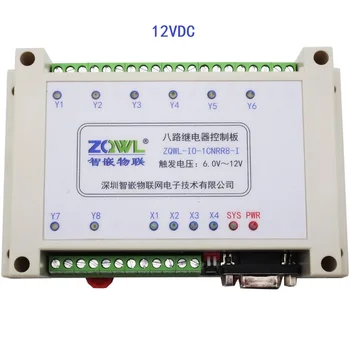 

8 way relay control panel /RS485/232/Modbus RTU/ with isolation / industrial grade / shell