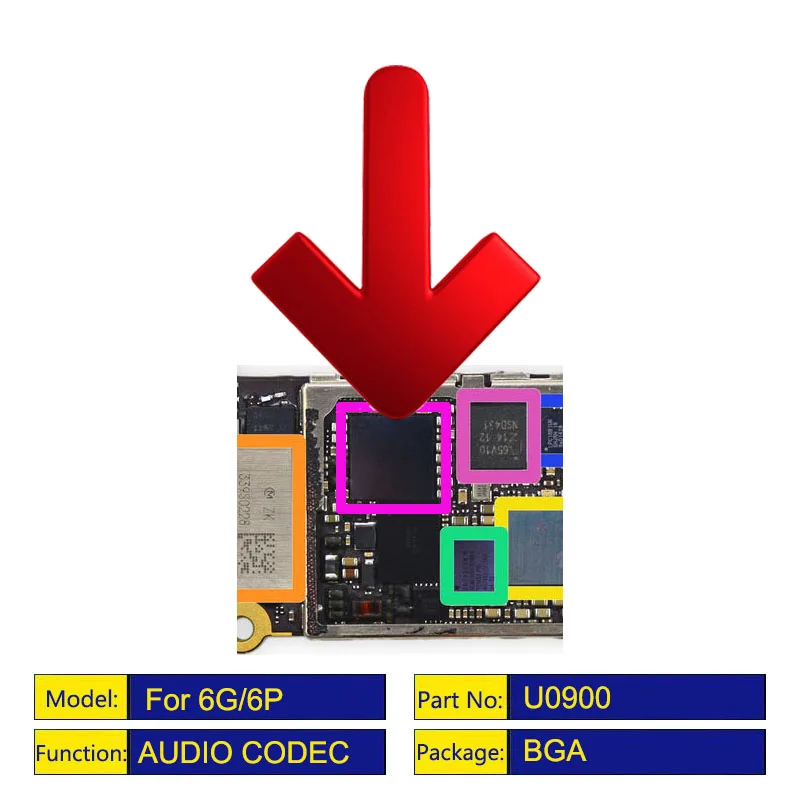 U0900 AUDIO CODEC IC Chip 