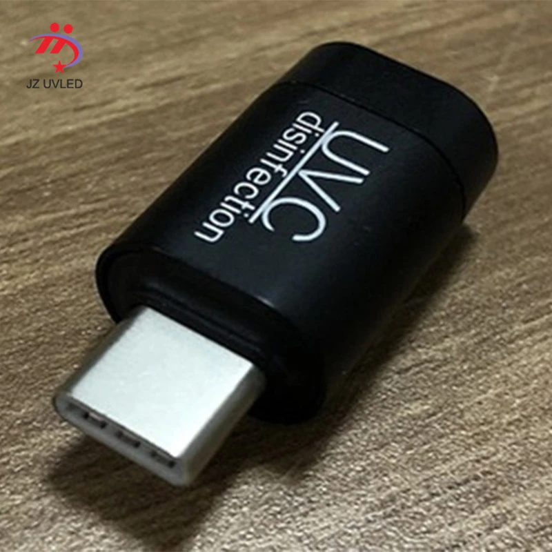 Портативный UVC дезинфекция светодиодный фонарь мобильный телефон USB разъем интерфейса питания завод OEM 275 нм UVC программа