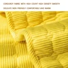 Plush Sofa Cushion Autumn And Winter Thickening Non-Slip Sofa Cover Living Room Solid Color Sofa Back Cover Armrest Towel 6