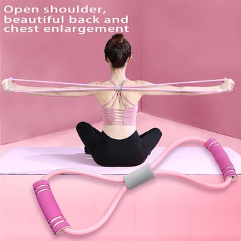 

Elastic Bands for Fitness Yoga Pull Strap Latin Training Stretching Band Workout Lengthen Multi elastic tape for dance Gym sport