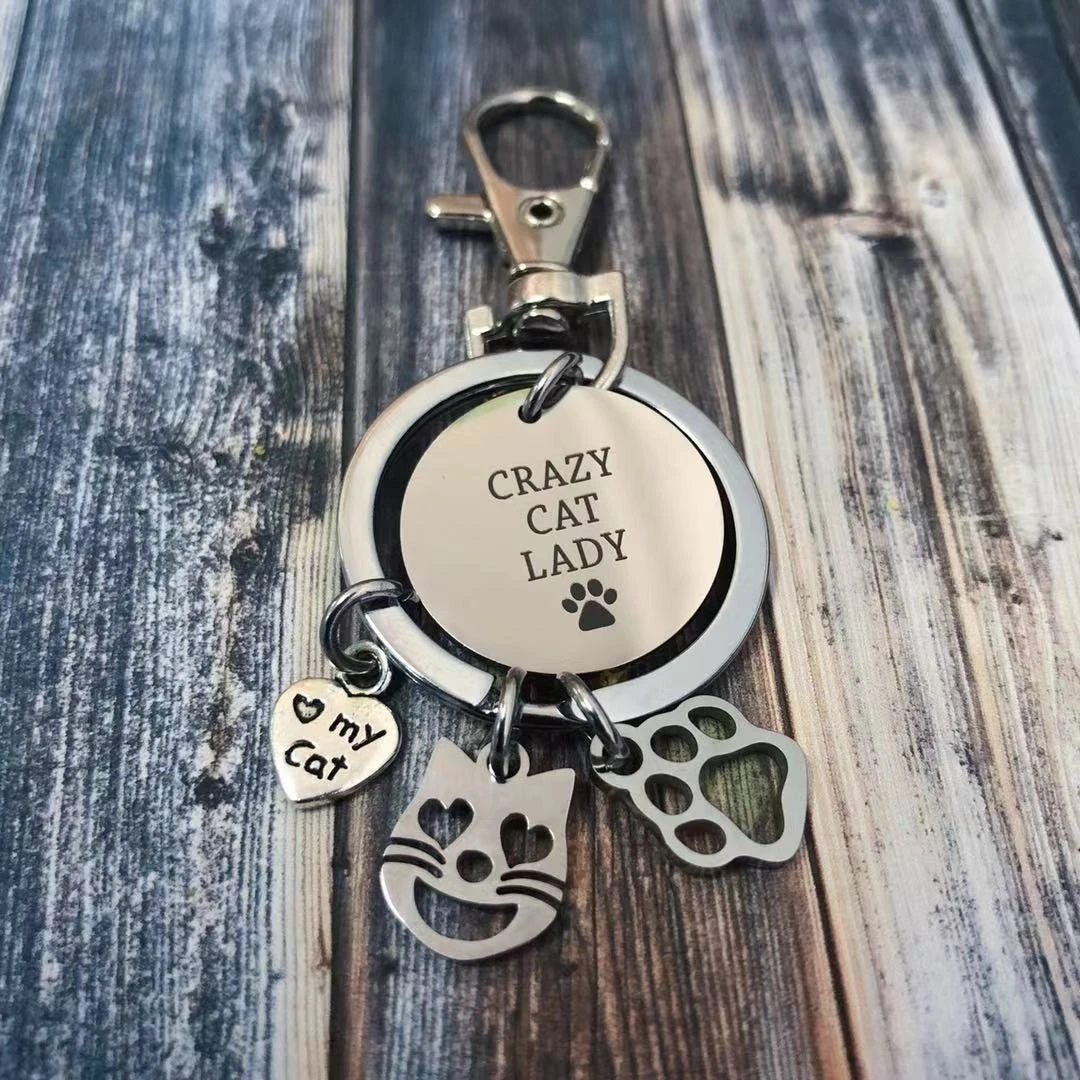 Fatto A Mano I Love Cats Lucky Waving Cat Cat Charm Paw Pets Pet