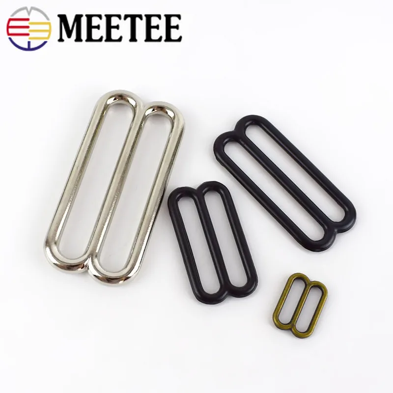 Meetee металлические уплотнительные кольца 5/10 шт. 14 50 мм три скользящие пряжки