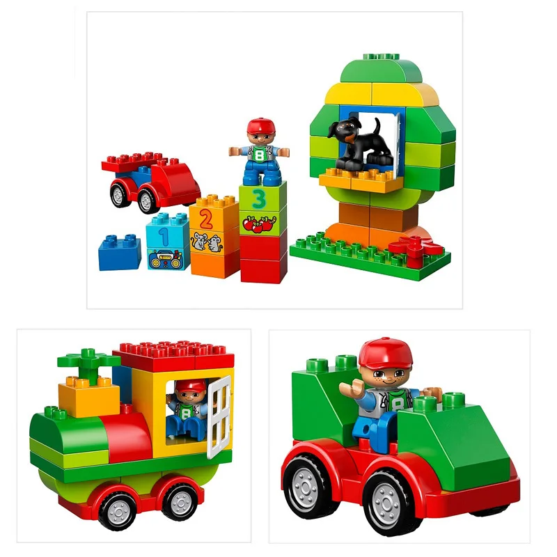 Lego Duplo Series LEGO Early Education Inserted Building Blocks Toy All-in-One Fun Bucket L10572