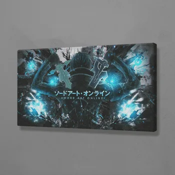 

SAO Kirito Sword Art Online Poster Wall Art Decoration prints Canvas for Dorm living room Home kids bedroom decor Painting